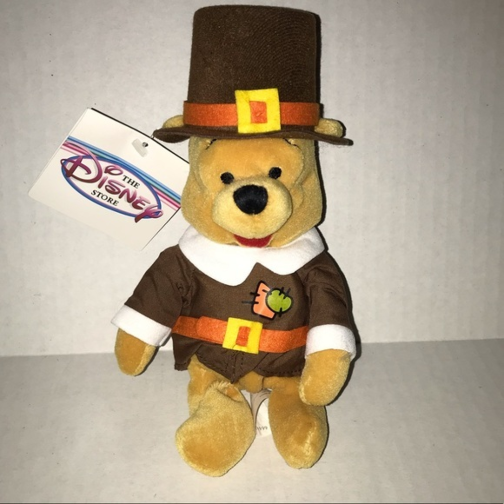 Disney Mini Bean Bag Pilgrim Pooh 8”